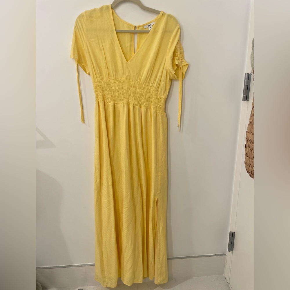 Bar III Sunny Yellow Maxi Dress